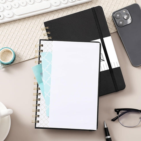 Blank Notebook/Journal - Notebooks with Hardcover and Premium Thick Paper, 8" x 5.7" (exclusive of spirals), College Blank Spiral Notebook/Journal...