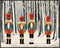 Posterizer 1 pcs-festive nutcrackers in snowy winter nature-Holiday Poster Collection-Landscape & Nature Art-Chic Home Decor- unframed wall art...