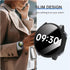 Compatible for OnePlus Watch 2 Case, Lamshaw Hard PC Case with Screen Protector Compatible for OnePlus Watch 2 Smartwatch (2 Pack-Black+Black)...