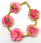 1 Strand Multi Colour Flower Synthetic 5 Pieces Beads Size 22x22x11mm Shape Flower Cut Smooth Making, Beading & Craft Supplies 7$ST03D159...