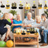 8 Piece 60th Birthday Decoration for Men Women 60th Birthday Centerpieces Honeycomb Table Centerpieces Cheers to 60 Years Table Toppers for Sixty ...
