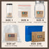 Boveda 58% Two-Way Humidity Control Packs For Storing 1 oz – Size 8 – 10 Pack – Moisture Absorbers for Small Storage Containers – Humidifier Packs...