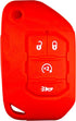 1x New Key Fob Remote Fobik 4 Buttons Silicone Cover Fit/For Jeep Gladiator Wrangler....