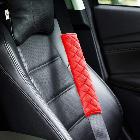 Tatuo 4 Pack Seat Belt Cover Extra Long Seat Belt Pads for Car Soft Comfort Shoulder Strap Covers Harness Pads Helps Protect Your Neck and Shoulde...