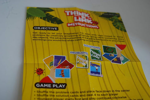 Think A Link Travel Card Game by TrunkWorks | Family Friendly | for Ages 5 and Above | Develops Creative Thinking, Problem Solving, Logic and Reas...