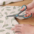 Teflon Coating Scissors, Stainless Steel Blades, Soft Grip Handle, Suitable for Households,Offices and Schools, All Purpose, Blue/Grey, 21.5 cm...