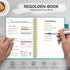 Regolden-Book Spiral Ruled Notebook, Ruled Lined Hardcover Journal for Note Taking (Teal, Dotted)...