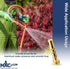 Brass Garden Water Hose Nozzle High Pressure Watering 3/4" NH With 3 Rubber Washers (Pack of 1)...