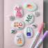 Primrosia 12 Amore Acrylic Paint Pens for rock painting, paper, wood, ceramic, stone, canvas – Extra Fine Tip Markers Set...
