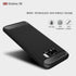 Compatible with Samsung Galaxy S8 Carbon Fiber Soft TPU Brushed Line Basic Phone Back Case Cover (Blue)...