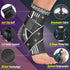 Ankle Brace for Women, Men, Plantar Fasciitis Relief, Achilles Tendonitis Brace for Sprained Foot, Ankle Compression Sleeve with Strap Black M...