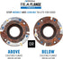 Fernco Fix-A-Flange Compete Universal Toilet Flange Water Closet Repair Kit...