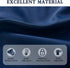 DONREN Navy Blue Blackout Tier Curtain Panels for Small Window - Thermal Insulated Room Darkening Rod Pocket Valance Curtains for Livingroom (30 b...