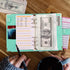 Budget Binder, A6 Marble PU Leather Binder, Money Organizer Budget Planner with 8 Zipper Cash Envelopes, 12 Expense Budget Sheets & 2 Letter Label...
