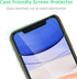 TalkWorks iPhone 11 Screen Protector (Also Fits iPhone XR) 3 Pack Tempered Glass Film Durable 0.33mm 9H Hardness, Shatter Proof, HD Touch Clarity,...