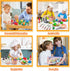 35Pcs Kids Kitchen Toy Accessories, Toddler Pretend Cooking Playset with Play Pots and Pans, Utensils Cookware Toys, Play Food Set, Toy Vegetables...