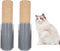 2 PCS Cat Scratching Post with Self Groomer Cat Brush, Jute Twine Vertical Scratcher Posts for Indoor Cats and Kittens, 11.8 Inches Cat Scratch Po...