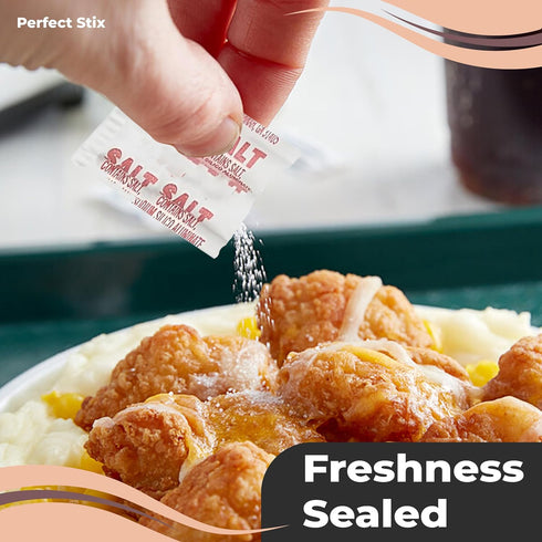 Perfect Stix - Salt and Pepper Packets-200 Salt and Pepper Packets Combo -100 of Each (200 Total Packets)...