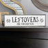 Thanksgiving Wood Signs (Medium - Wood And Metal, Leftovers Are For Quitters)...