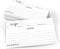 321Done Small Recipe Cards (Set of 50) 3x5 From the Kitchen Of, Black and White Minimalist, Modern Contemporary - Double-Sided for Weddings, Brida...