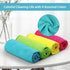 HOMEXCEL Microfiber Cleaning Cloth,8 Pack Cleaning Rag,Cleaning Towels with 4 Color Assorted,11.5"X11.5"(Green/Blue/Yellow/Pink)...