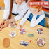 BB Beadthoven 8pcs Bohemian Diamond Art Painting Coasters Kits with Holder Floral Cow Cattle Ox Bull Diamond Coasters Kit Animal 5D Diamond Gem Pa...