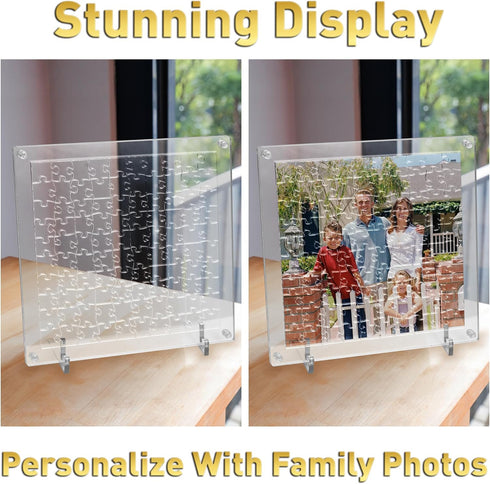 Funwares ImPuzzable Insanely Impossible Puzzle: 100-Piece Clear Acrylic Puzzle for Adults, Every Piece Unique, False Edges, False Corners, Hardest...