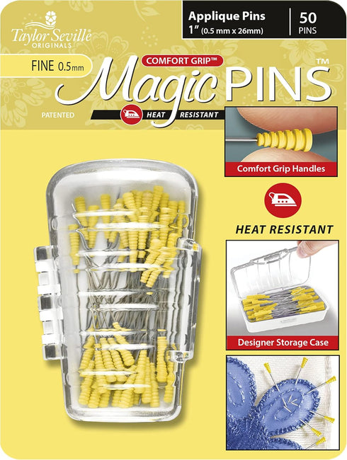 Taylor Seville Magic Pins Applique Fine 50pc...