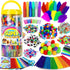 FUNZBO Arts and Crafts Supplies for Kids - Kids Craft Kit with Art Supplies & Craft Supplies, Preschool Learning Activities, Crafts for Kids, DIY ...