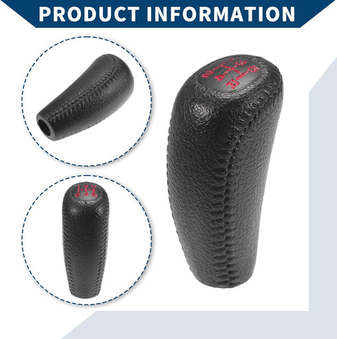 5 Speed Manual Gear Shift Knob for Acura Integra 1994-2001 / Front Automotive Gearbox Stick Shifter Lever Knob Durable Faux Leather / 1 Pcs Black ...