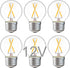 12 Volt E26 Edison LED Light Bulbs - Soft Warm 2700K 2W (Only for 12V DC/AC)- 25W Equivalent Low Voltage Small Globe Bulb for RV, Landscape Lights...