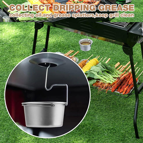 Grill Grease Tray with Clip for Char-Broil/Kenmore Outdoor Grills and Other Similar Grills,Grease Catcher,Grease Tray for Gas Grill,Grease Bucket ...