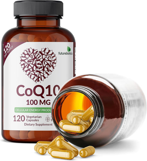 Futurebiotics CoQ10 100 MG Cellular Energy Production, 120 Vegetarian Capsules...