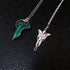 3pcs Arwen Evening Star Butterfly Brooch Lord of The Ring Hobbit Necklace Vintage Green Leaf Elven Pin Brooch Pendant Chain Necklace...