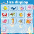 Fish Cutouts Tropical Fish Cutouts Classroom Bulletin Board Decorations, The Sea Ocean Creature Paper Decorations for Toddler Kids Classroom Schoo...