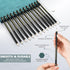 Drawing Pencils Set of 14 (B - 12B) Sketching Pencils for Drawing, Shading & Doodling | Professional Sketch Pencils Graphite Grades for Artists & ...