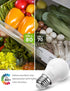 LOHAS A15 LED Bulb Refrigerator Light Bulb, 40W Equivalent Appliance Bulb, 5W LED 120V Fridge Lights, E26 Medium Base Ceiling Fan Light, Waterproo...