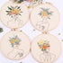 REEWISLY 4 pcs of Embroidery Starter kit with Patterns and Instructions, DIY Adult Beginner Cross Stitch Kits, Including 2 Plastic Embroidery Ring...