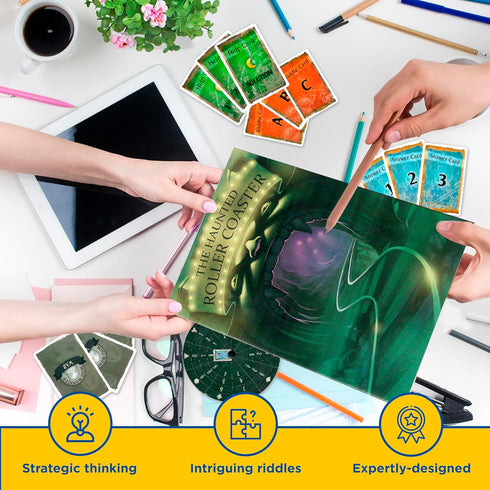 Exit: The Haunted Roller Coaster | Exit: The Game - A Kosmos Game from Thames & Kosmos | Family-Friendly, Card-Based at-Home Escape Room Experienc...