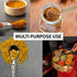 Stainless Steel Masala Spoons for Small Containers Mini Spoon for Masala Dabba Spices Spoons, All Tea Coffee Sugar & Spices 4 inch (9 Pcs)...