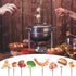 15pcs 9.6 Inch Fondue Sticks Stainless Steel Forks with Heat Resistant Handle for Roast Meat Chocolate Dessert Cheese Marshmallows...