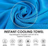 4Monster Cooling Towel for Neck and Face,Microfiber Cold Towel for Hot Weather,Quick Dry Ice Chilly Towel Cooling Rags for Neck Stay Cold for Gym,...