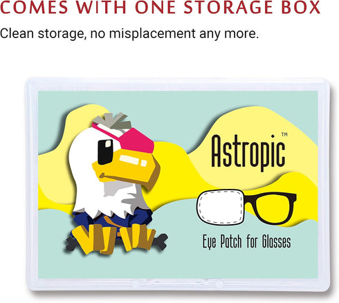 Cotton & Silk Eye Patch for Kids Glasses (Right Eye, Bulldog)...