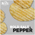 Kettle Brand Potato Chips, Krinkle Cut, Salt & Ground Pepper Kettle Chips, Party Size, 13 Oz...