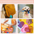 7 Pieces Dog Bone Shaped Keychain Silicone Resin Molds Set Heart Cat Paw Mold Dog Tag Charm Resin Molds with 10Pcs Blank Keychains Small Letters D...