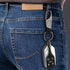 Carabiner Keychain, Key Chains for Car Key with 2 Key Rings and Anti-Lost D-Ring, Multifunctional Leather Keychains for Men and Women – Grey(Black...
