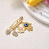 SANDOO AYATUL KURSI Allah Pin - Turkish Evil Eye Pin,Crown Hand Protection Blessing Brooch Amulet with Rhinestone, Muslim Gifts Islamic Jewelry fo...