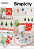 Simplicity SS9669OS Christmas Décor OS (ONE Size)...