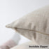 Home Brilliant Linen Pillow Covers 18x18 Set of 2 Burlap Decorative Beige Throw Pillows Cover for Couch Living Room, 18 x 18 inches, Light Linen...