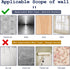 8PCS No Drill Curtain Rod Brackets No Drilling Self Adhesive Curtain Rod Holder Hooks Nail Free Curtain Rod Hooks Curtain Hangers for Bathroom Kit...